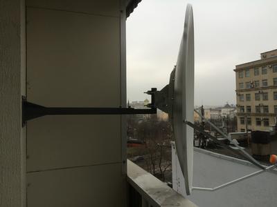 Установка спутниковой антенны супрал 1.2м