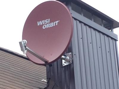 Установка спутниковой антенны WISI 0.6м
