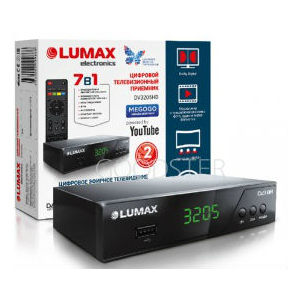 Эфирный цифровой ресивер Lumax DV3205HD